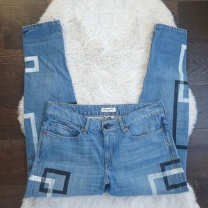 Levis Made & Crafted Y2K Square Patchwork Design Jeans